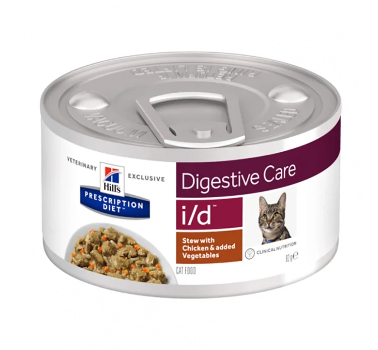 Φωτογραφία προϊόντος: Hills Hill s PD Feline i/d Stew Chicken + Vegetables 82gr