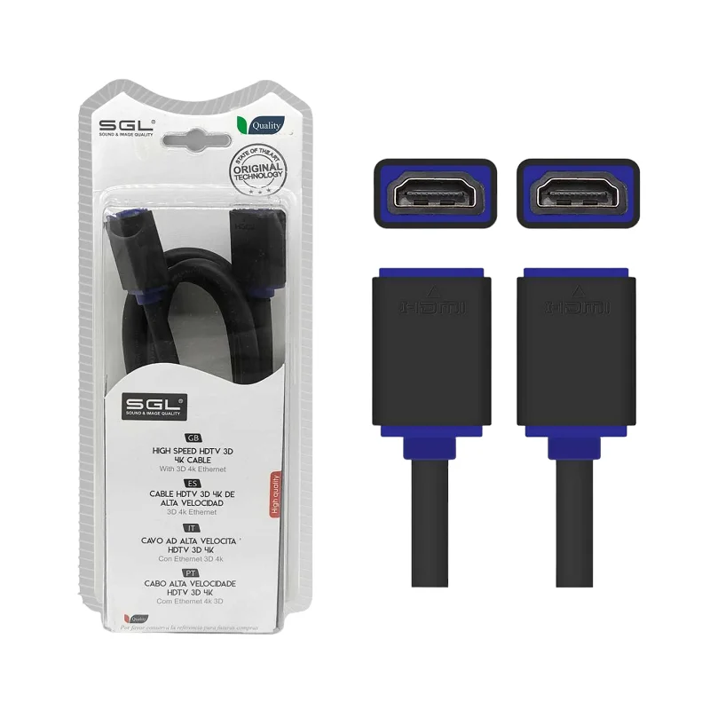 Φωτογραφία προϊόντος: SGL Kαλώδιο HDMI - A1592CC-02 - Female/Female - 3m - 098005