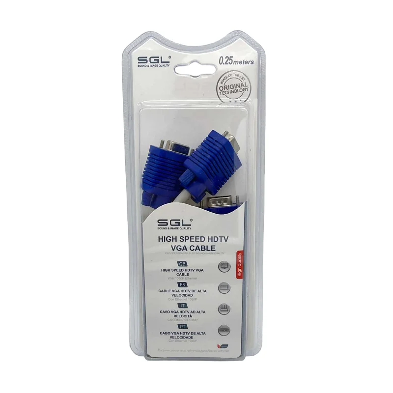 Φωτογραφία προϊόντος: Tradesor Διακλαδωτής VGA - Splitter - 550-2 - VGA female/2xVGA female - 25cm - 095905
