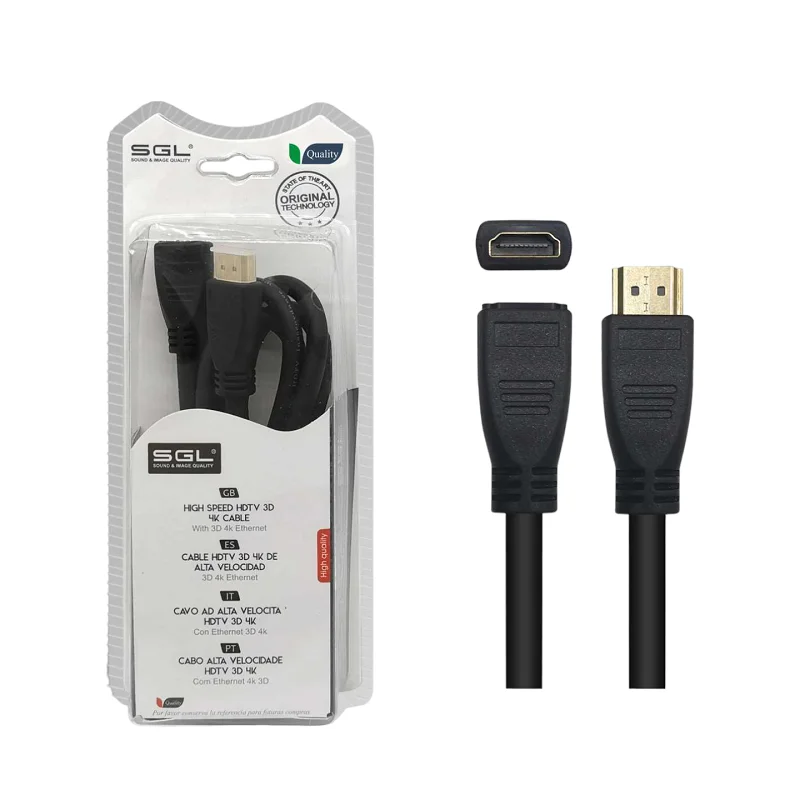 Φωτογραφία προϊόντος: SGL Καλώδιο HDMI - Male/Female - 1592C - 3m - 095271