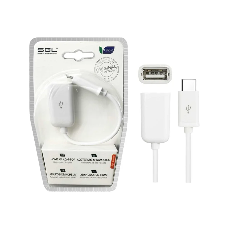Φωτογραφία προϊόντος: Tradesor Αντάπτορας USB TypeC σε USB 2.0 female - T62 - 096025