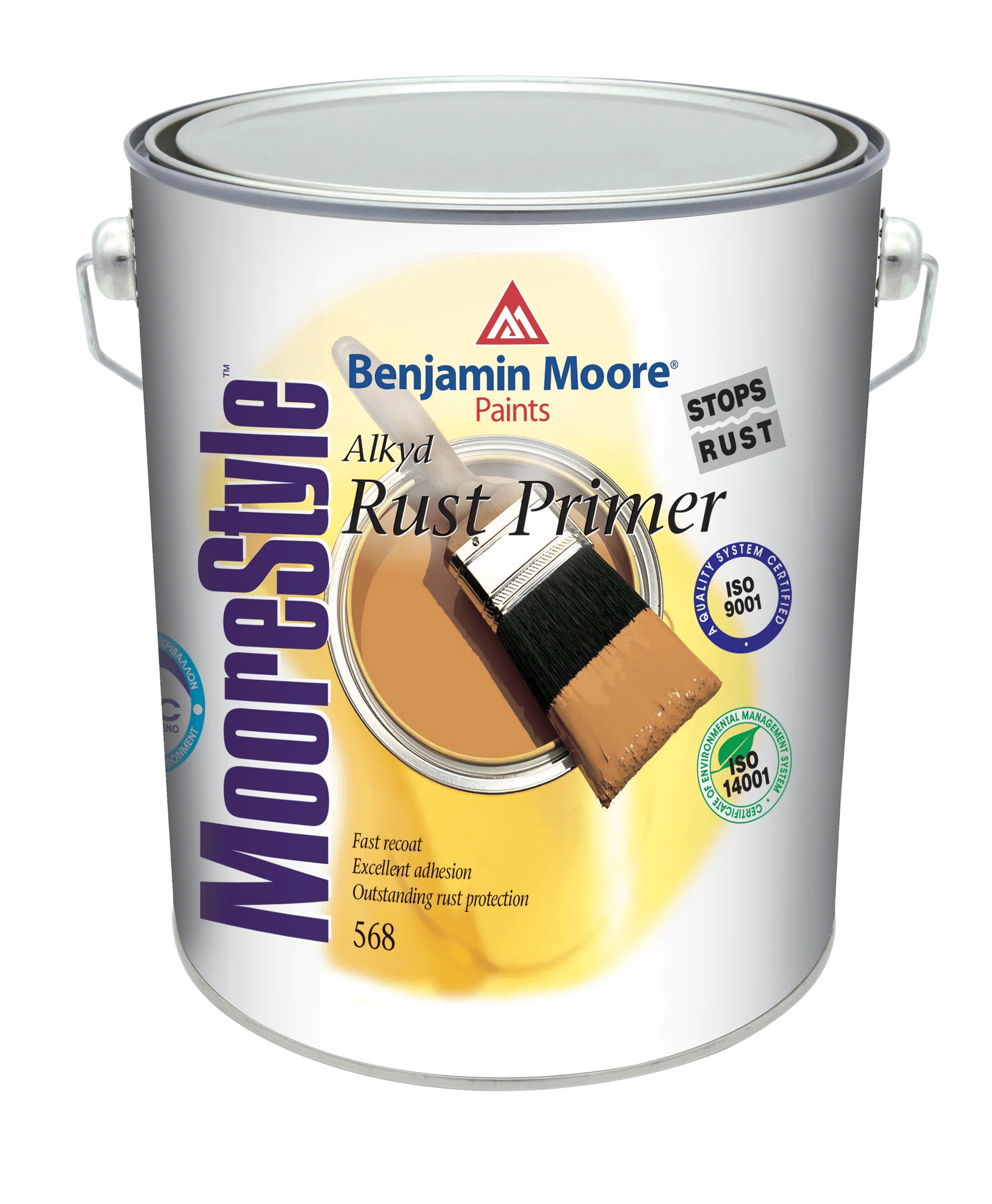 Φωτογραφία προϊόντος: Benjamin Moore MooreStyle Rust Primer 568 Αντισκωριακό Υπόστρωμα