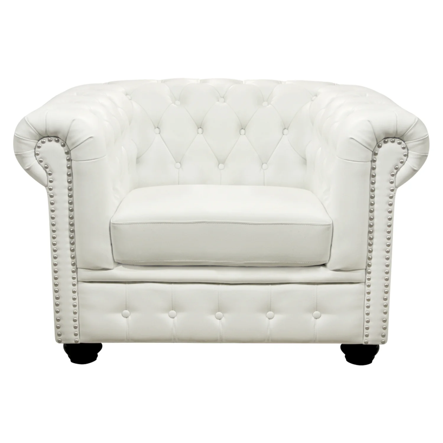Φωτογραφία προϊόντος: ΠΟΛΥΘΡΟΝΑ T.CHESTERFIELD POLINA HM3011.02 PU ΛΕΥΚΟ ΜΑΤ 110x90x73Y εκ. (x1)