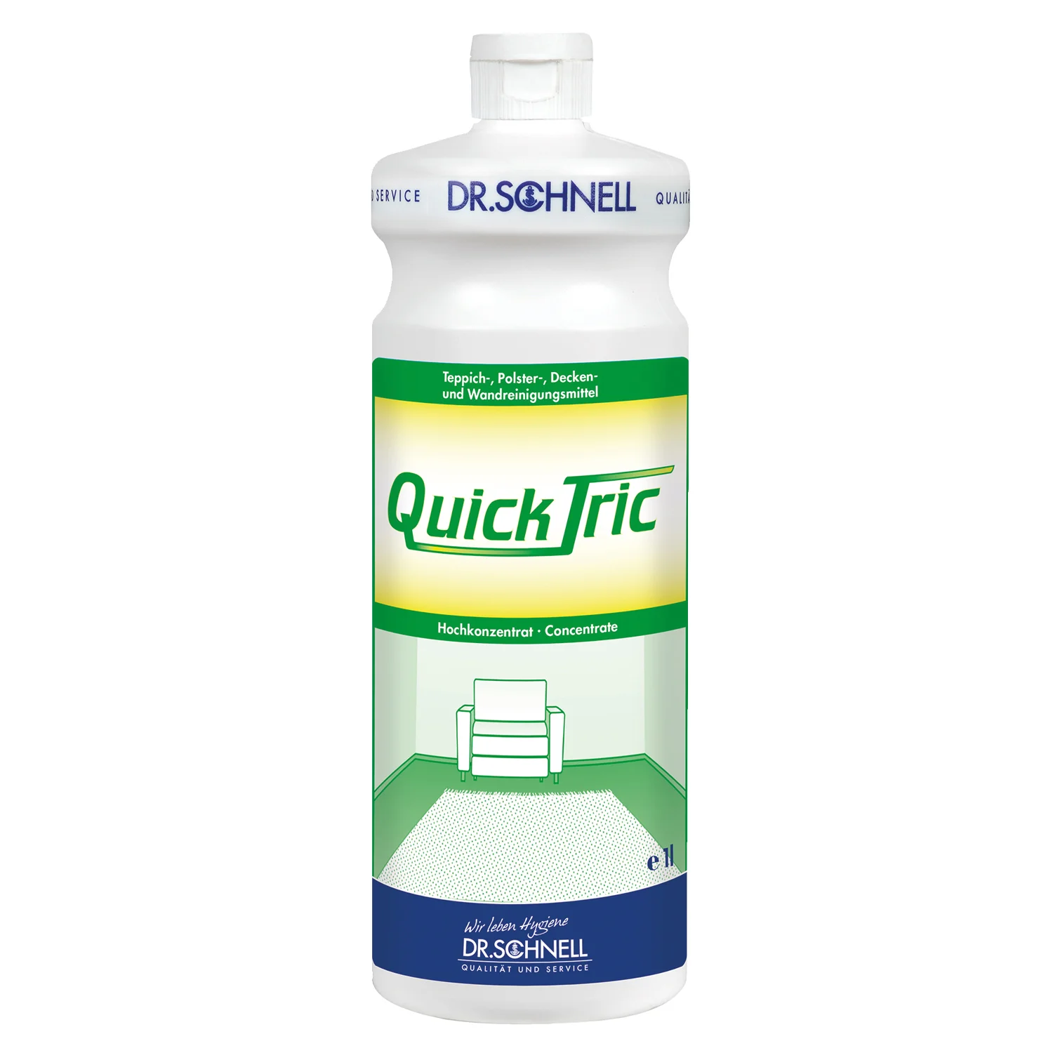 Φωτογραφία προϊόντος: Dr. Schnell Quick Tric Καθαριστικό Χαλιών / Υφασμάτινων Επιφανειών 1L