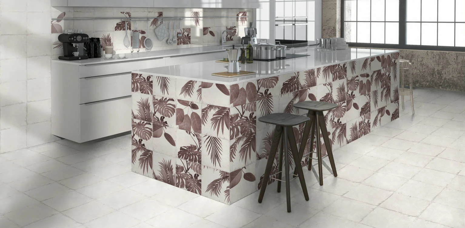 Φωτογραφία προϊόντος: KEROS CERAMICA Πλακάκι Τοίχου KEROS DECORADO BOTANIC FALL 25X25