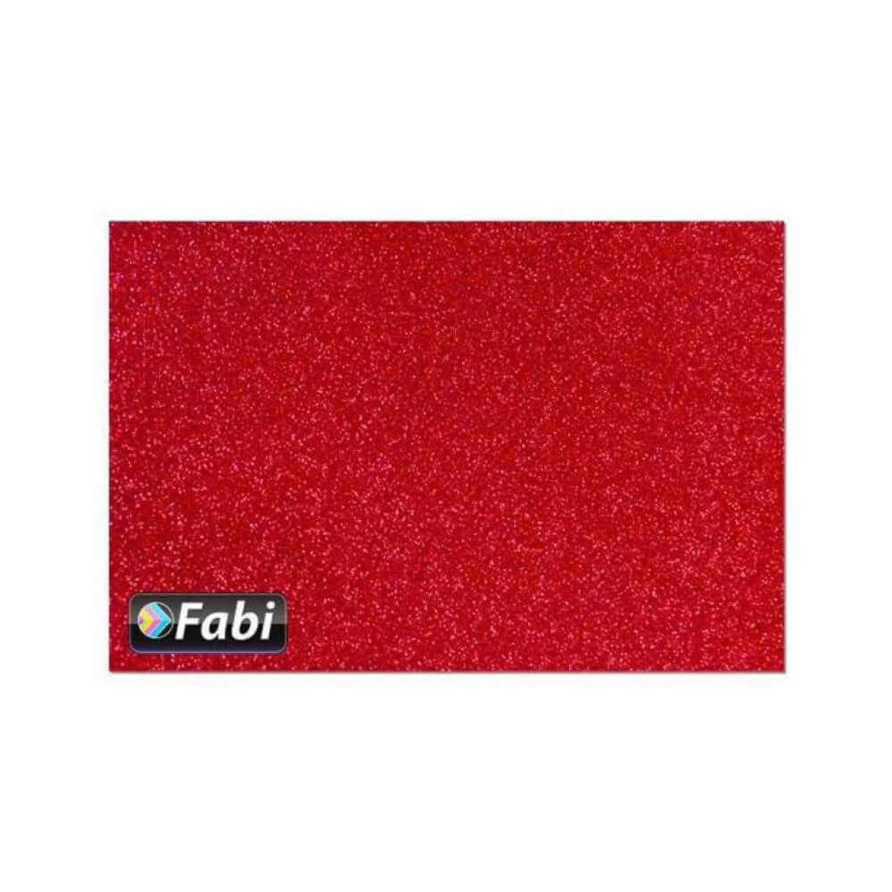 Φωτογραφία προϊόντος: Fabi Χαρτόνι Glitter Κόκκινο 50x70εκ. 365503