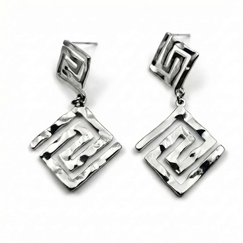 Φωτογραφία προϊόντος: OEM Meandros silver earrings