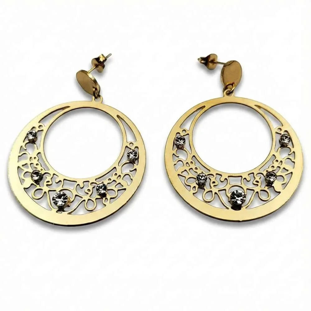 Φωτογραφία προϊόντος: OEM Boho hoop gold earrings