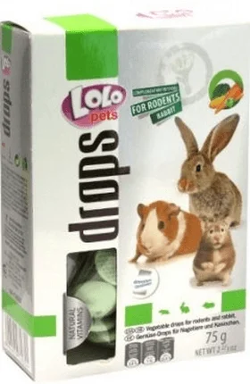 Φωτογραφία προϊόντος: Lolo pets λιχουδιές τρωκτικών vegetable drops 75gr Lolo pets (1096761)