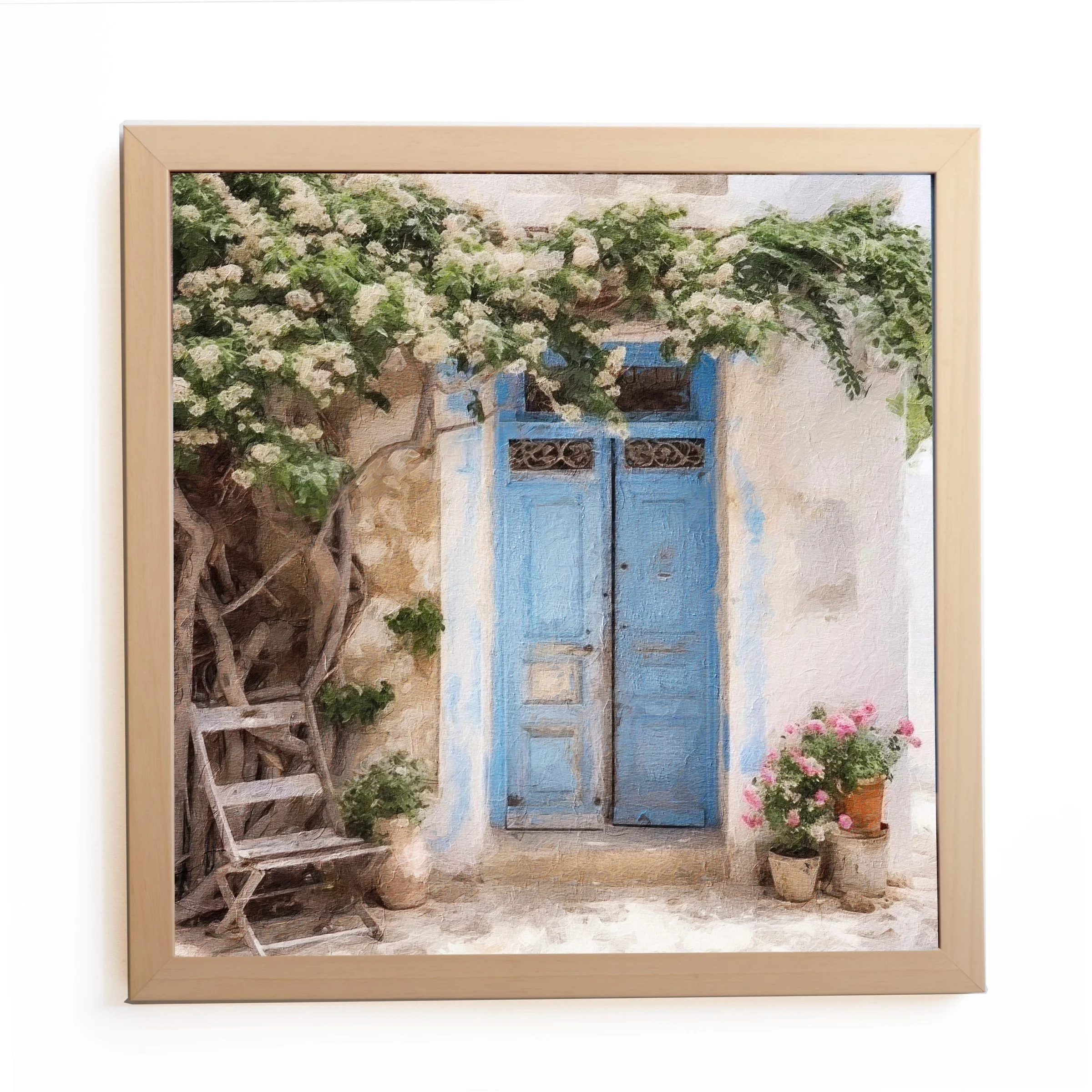 Φωτογραφία προϊόντος: HOPER Θέμα (island 10 ) 1 Κάδρο 37x37cm κορνίζα ξύλινη χρώμα φυσικό ξύλο θέμα με πλαστικοποίηση (Κ 2033/83+10 island)