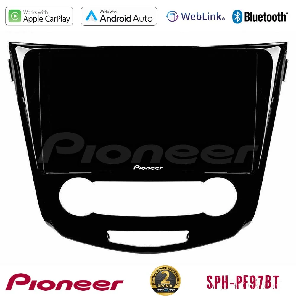 Φωτογραφία προϊόντος: Pioneer SPH-PF97BT Series Nissan Qashqai J11 (Manual A/C) Multimedia Station 9 (Tablet Style) Με Carplay & Android Auto