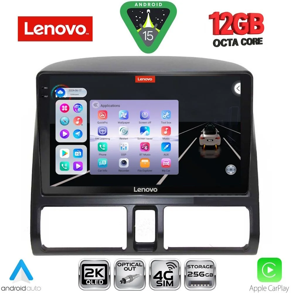 Φωτογραφία προϊόντος: LENOVO SSZ 12196_CPA CLIMA (9inc) MULTIMEDIA TABLET for HONDA CRV mod. 1996-2006