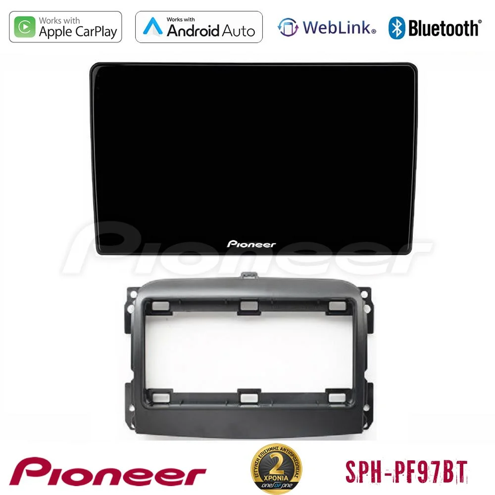 Φωτογραφία προϊόντος: Pioneer SPH-PF97BT Series Fiat 500L Multimedia Station 9 (Tablet Style) Με Carplay & Android Auto