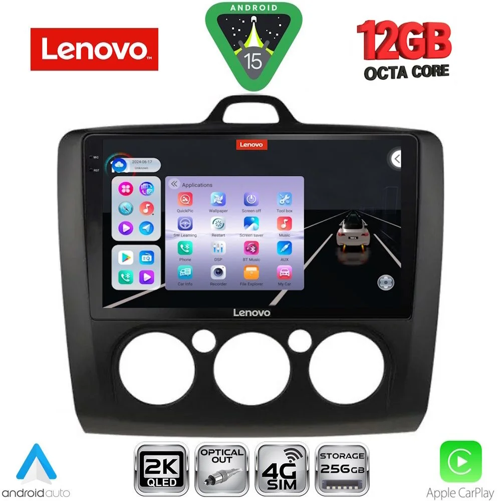 Φωτογραφία προϊόντος: LENOVO SSZ 12156BL_CPA A/C (9inc) MULTIMEDIA TABLET for FORD FOCUS mod. 2005-2012 (BLACK)