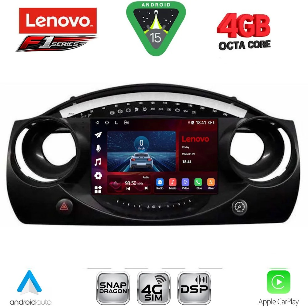 Φωτογραφία προϊόντος: LENOVO SSQ 9063_CPA (9inc) MULTIMEDIA TABLET for MINI COOPER (R50-R52-R53) mod. 2000-2006