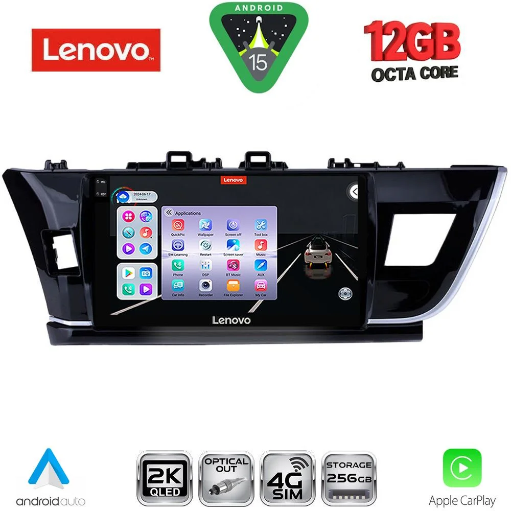 Φωτογραφία προϊόντος: LENOVO SSZ 12714BIG_CPA (10inc) MULTIMEDIA TABLET for TOYOTA COROLLA mod. 2013-2016