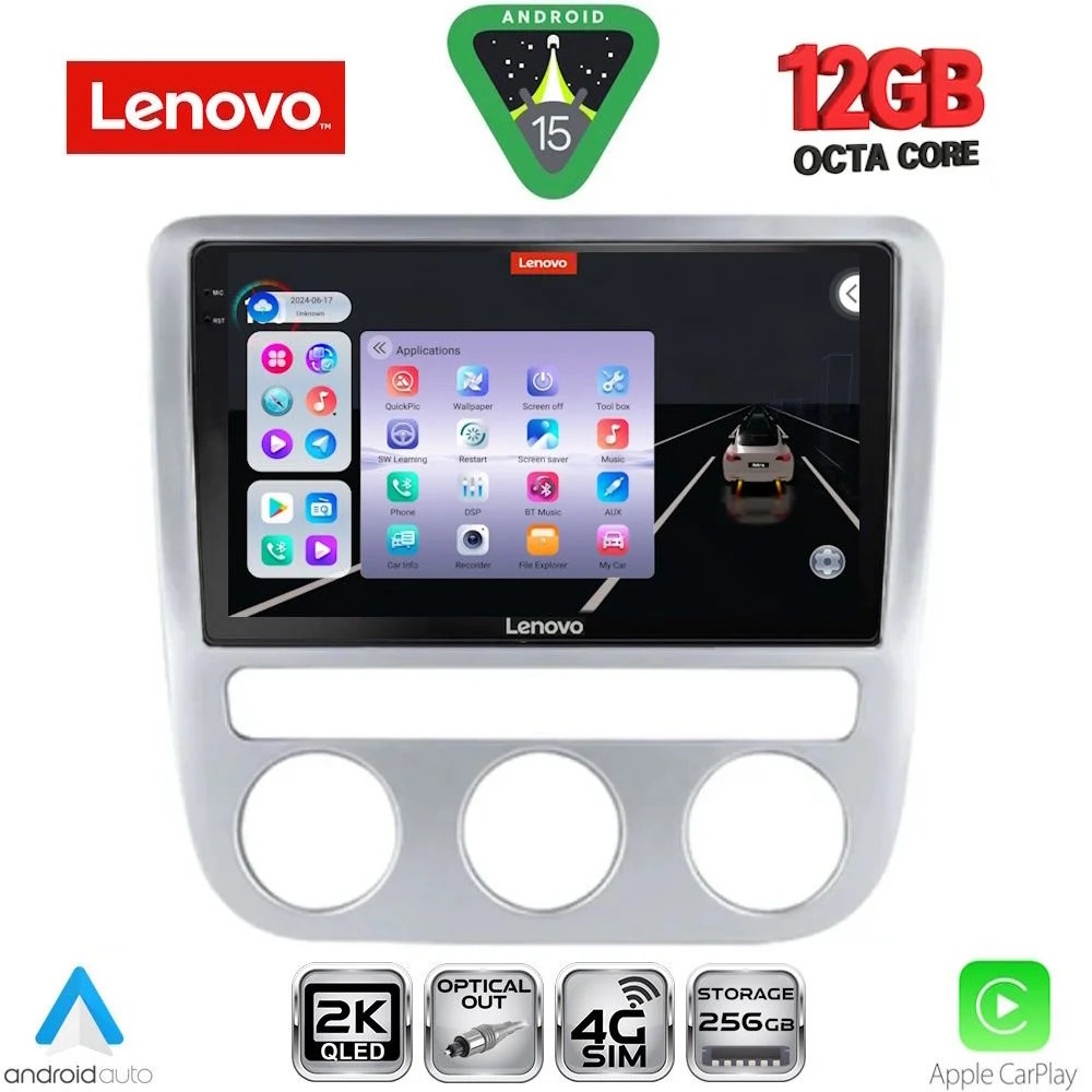 Φωτογραφία προϊόντος: LENOVO SSZ 12752_CPA CLIMA (9inc) MULTIMEDIA TABLET for VW EOS mod. 2006-2016 - SCIROCCO mod. 2008-2010