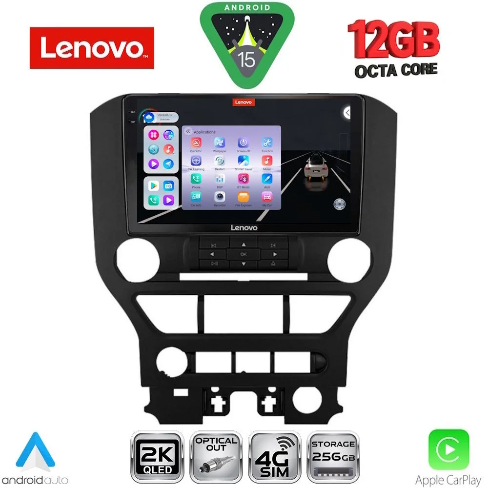 Φωτογραφία προϊόντος: LENOVO SSZ 12166_CPA 3BUT (9inc) MULTIMEDIA TABLET for FORD MUSTANG mod. 2015-2020