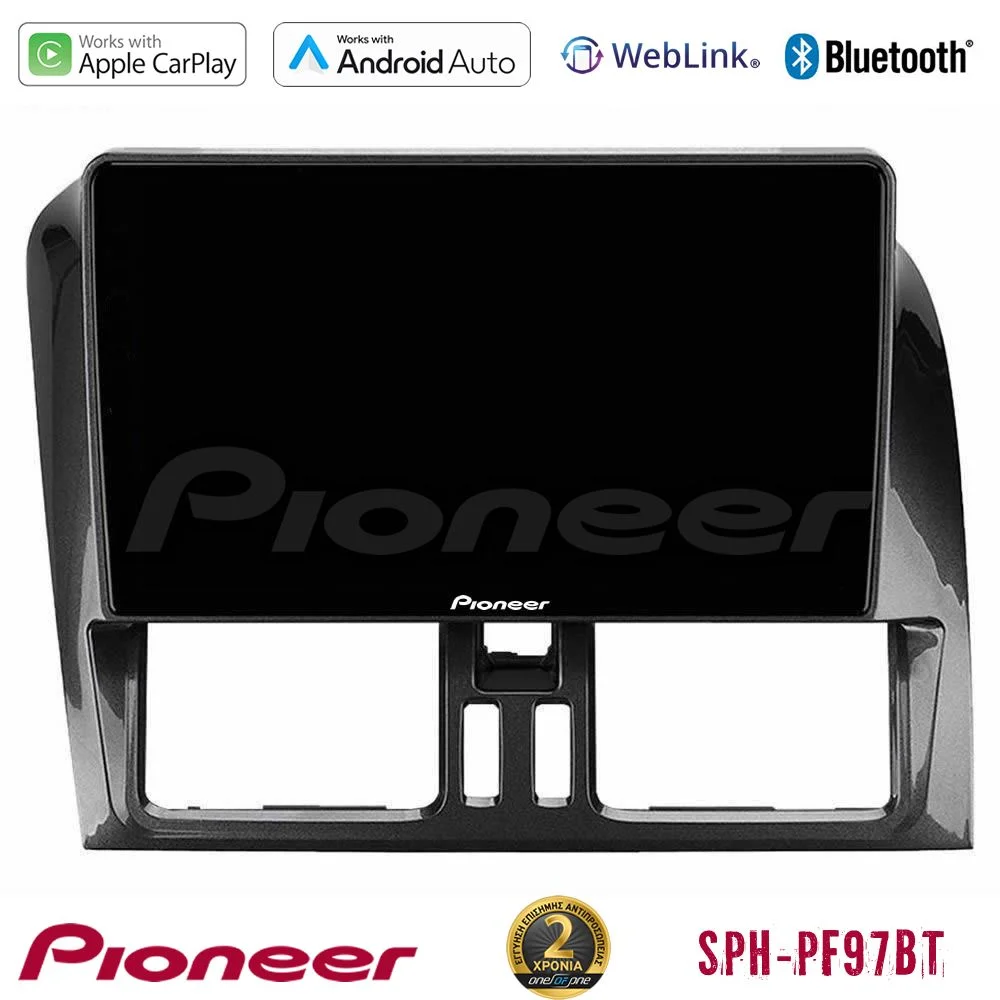 Φωτογραφία προϊόντος: Pioneer SPH-PF97BT Series Volvo XC60 2009-2012 Multimedia Station 9 (Tablet Style) Με Carplay & Android Auto