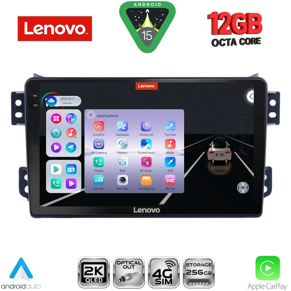 Φωτογραφία προϊόντος: LENOVO SSZ 12682_CPA (9inc) MULTIMEDIA TABLET for OPEL AGILA - SUZUKI SPLASH mod. 2008-2018