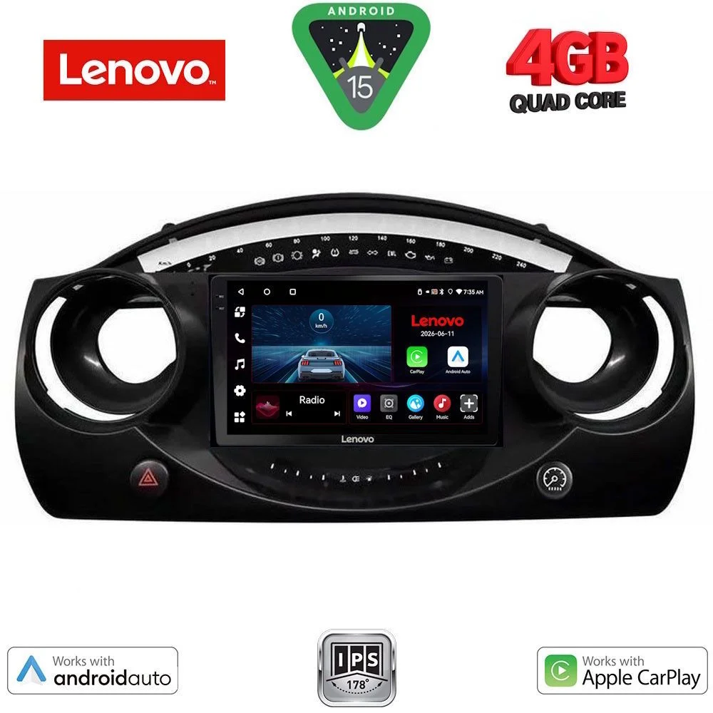 Φωτογραφία προϊόντος: LENOVO LVE 8063_CPAA (9inc) MULTIMEDIA TABLET for MINI COOPER (R50-R52-R53) mod. 2000-2006