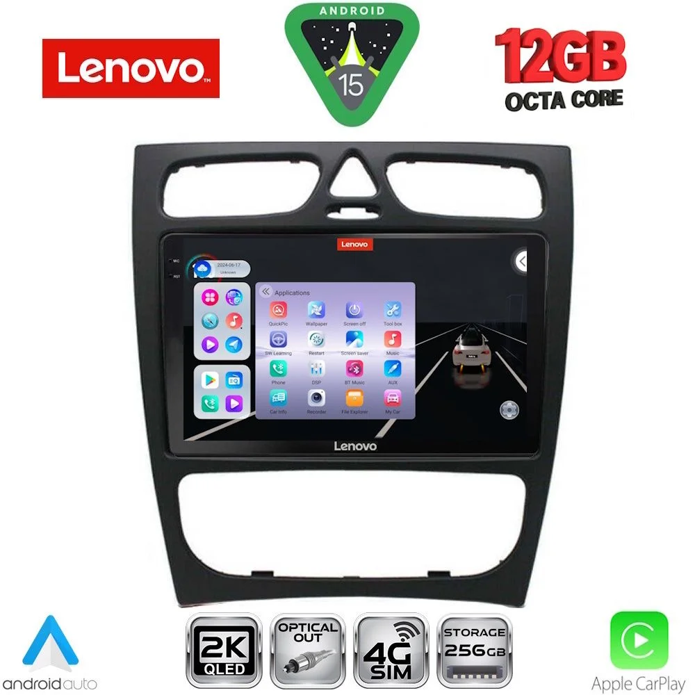 Φωτογραφία προϊόντος: LENOVO SSZ 12402_CPA (9inc) MULTIMEDIA TABLET for MERCEDES C (W203) mod. 1999-2004