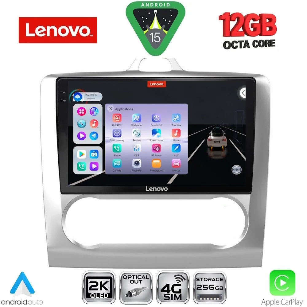 Φωτογραφία προϊόντος: LENOVO SSZ 12156SL_CPA CLIMA (9inc) MULTIMEDIA TABLET for FORD FOCUS mod. 2005-2012 (SILVER)