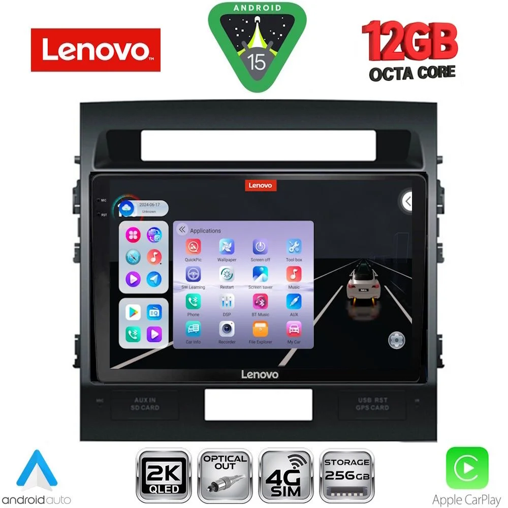 Φωτογραφία προϊόντος: LENOVO SSZ 12724_CPA (10inc) MULTIMEDIA TABLET for TOYOTA LAND CRUISER mod. 2008-2015