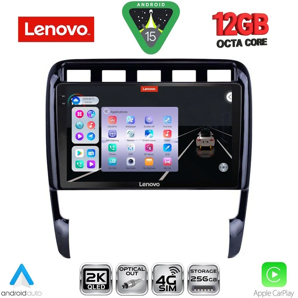Φωτογραφία προϊόντος: LENOVO SSZ 12535_CPA (9inc) MULTIMEDIA TABLET for PORSCHE CAYENNE mod. 2002-2011