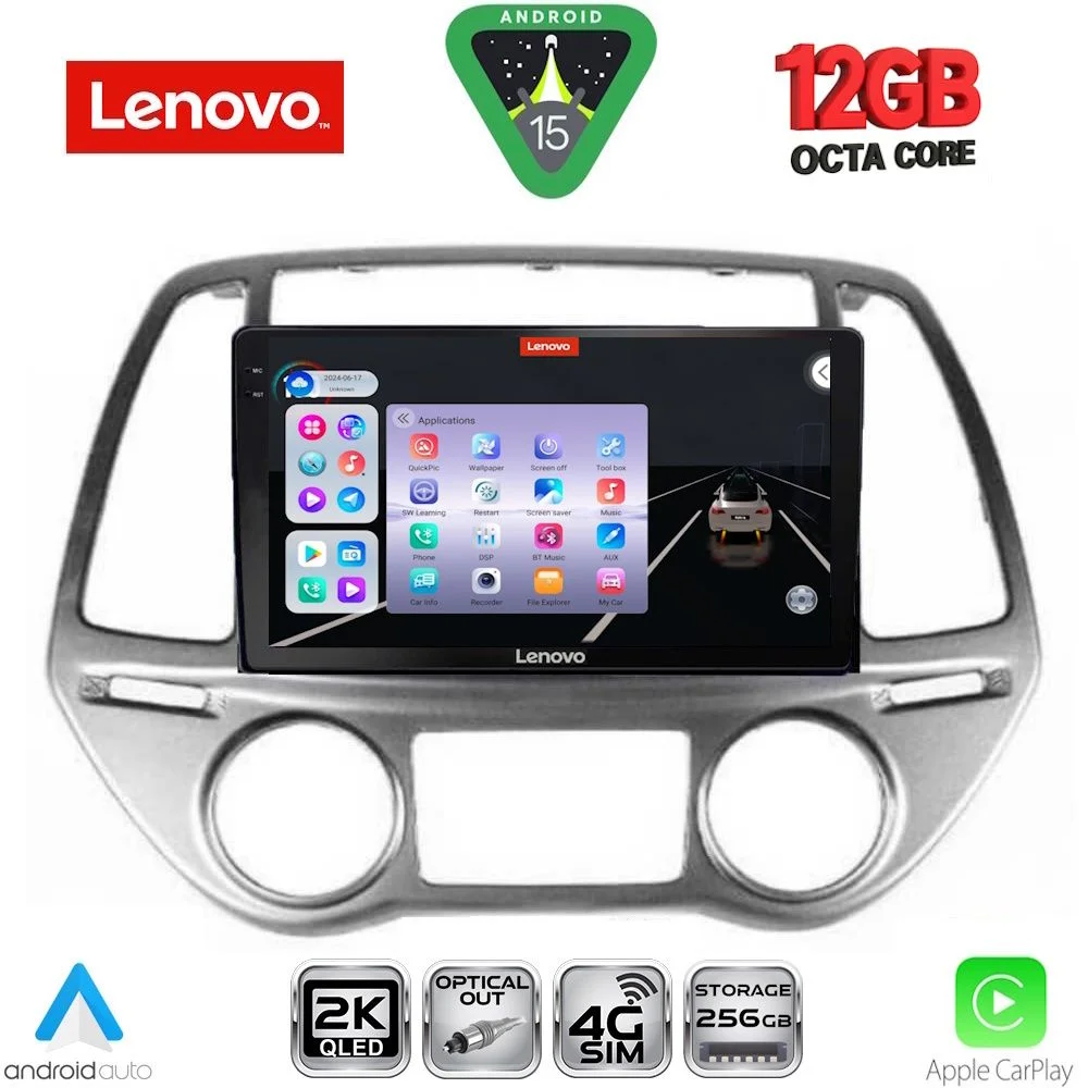 Φωτογραφία προϊόντος: LENOVO SSZ 12227_CPA CLIMA (9inc) MULTIMEDIA TABLET for HYUNDAI i20 mod. 2008-2012