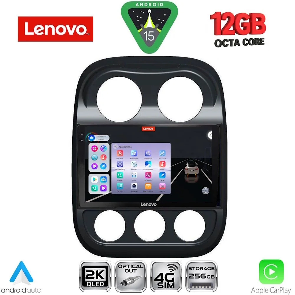 Φωτογραφία προϊόντος: LENOVO SSZ 12277_CPA (10inc) MULTIMEDIA TABLET for JEEP COMPASS – PATRIOT mod. 2007-2016
