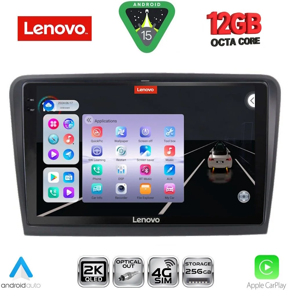 Φωτογραφία προϊόντος: LENOVO SSZ 12604B_CPA (10inc) MULTIMEDIA TABLET for SKODA SUPERB mod. 2008-2015