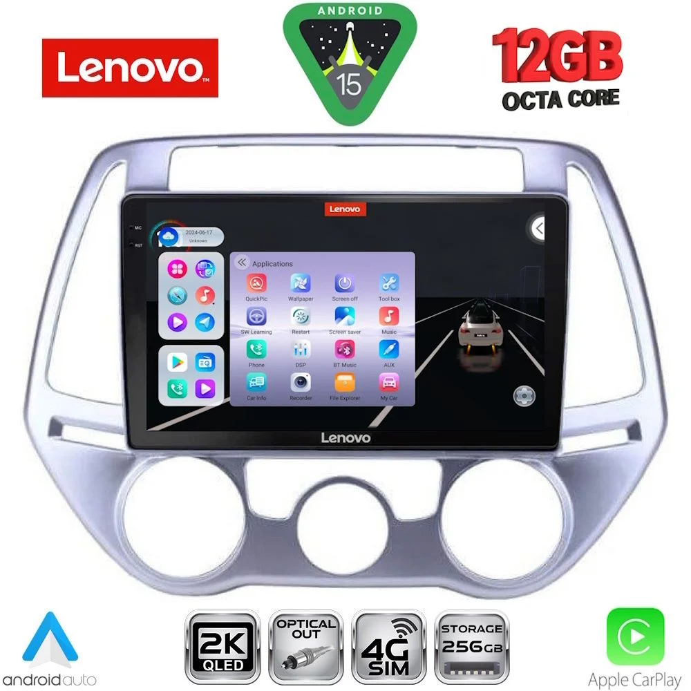 Φωτογραφία προϊόντος: LENOVO SSZ 12227_CPA A/C (9inc) MULTIMEDIA TABLET for HYUNDAI i20 mod. 2008-2012