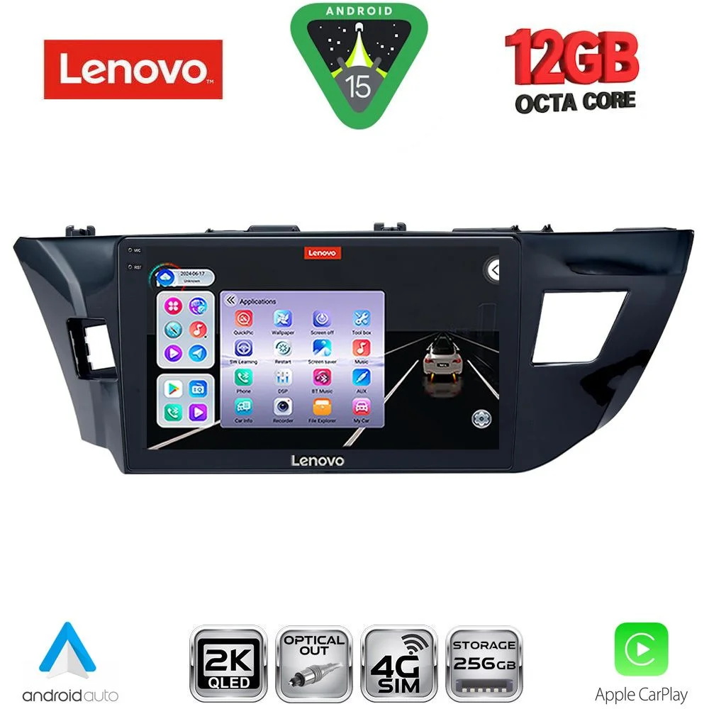 Φωτογραφία προϊόντος: LENOVO SSZ 12714MD_CPA (10inc) MULTIMEDIA TABLET for TOYOTA COROLLA mod. 2013-2016