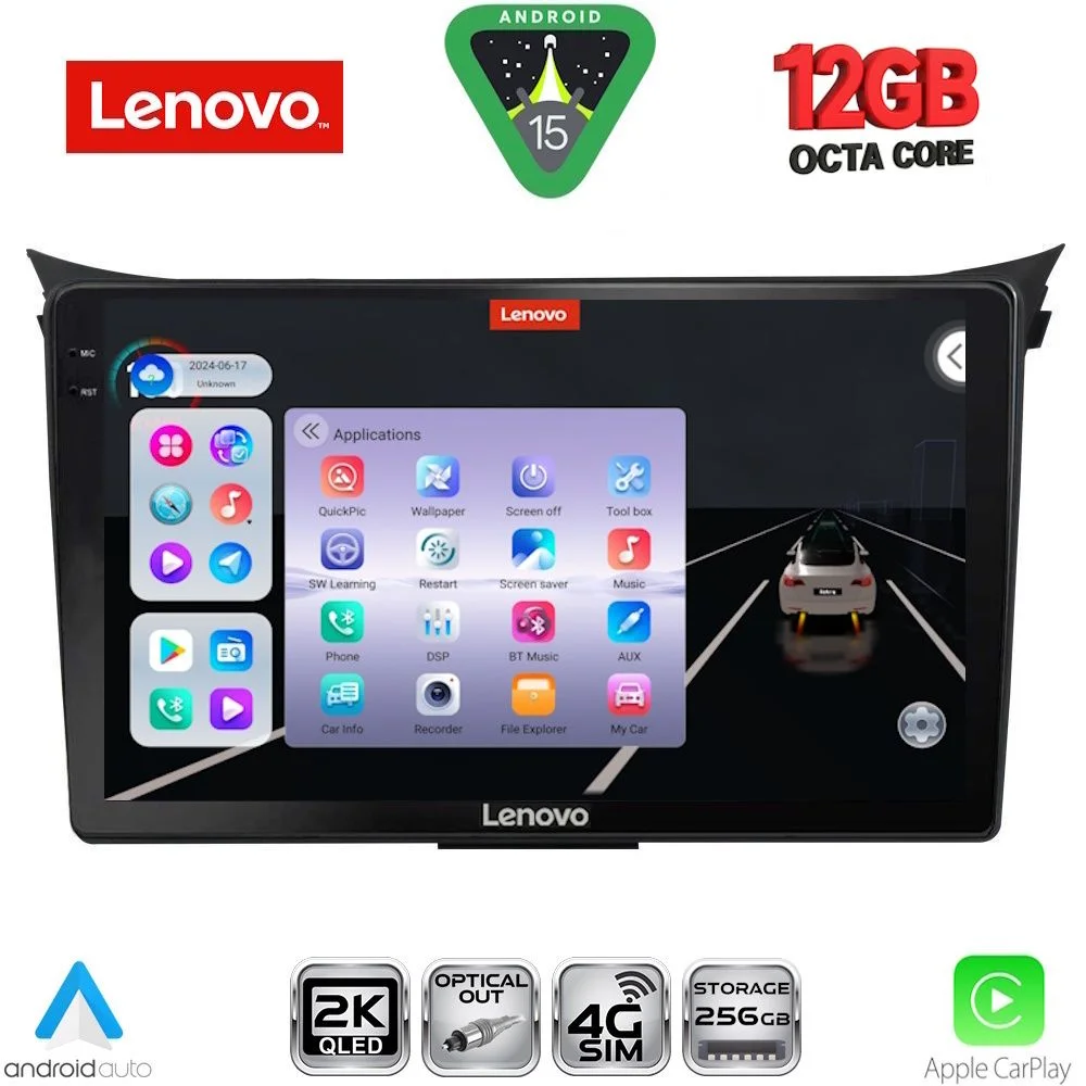 Φωτογραφία προϊόντος: LENOVO SSZ 12232_CPA (9inc) MULTIMEDIA TABLET for HYUNDAI i30 mod. 2012-2017
