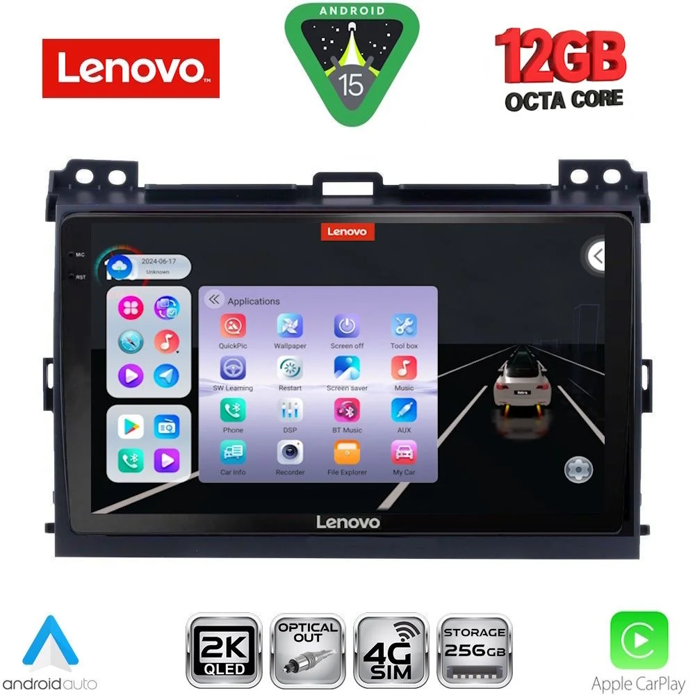 Φωτογραφία προϊόντος: LENOVO SSZ 12723_CPA (9inc) MULTIMEDIA TABLET for TOYOTA LANDCRUISER mod. 2002-2008