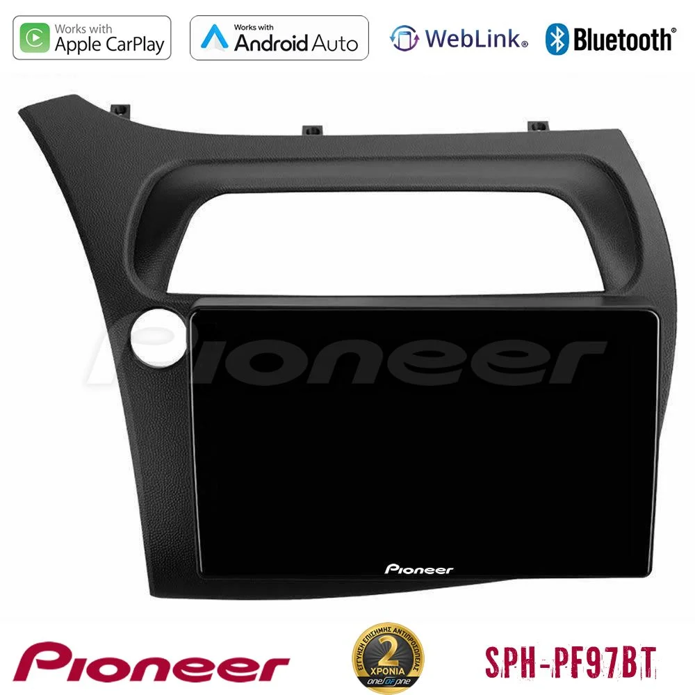 Φωτογραφία προϊόντος: Pioneer SPH-PF97BT Series Honda Civic Multimedia Station 9 (Tablet Style) Με Carplay & Android Auto