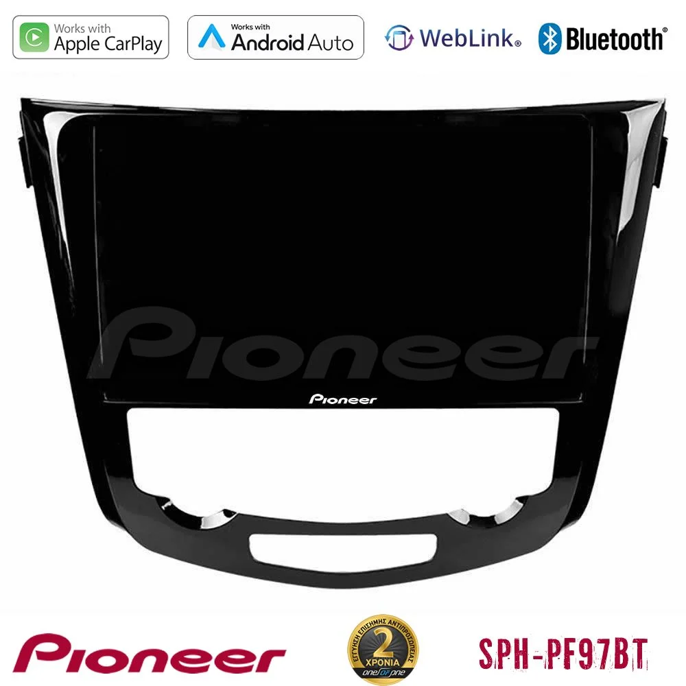 Φωτογραφία προϊόντος: Pioneer SPH-PF97BT Series Nissan Qashqai J11 (AUTO A/C) Multimedia Station 9 (Tablet Style) Με Carplay & Android Auto