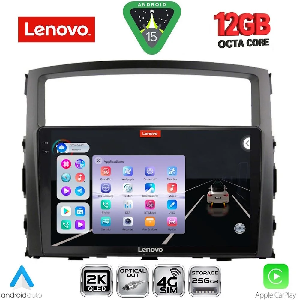 Φωτογραφία προϊόντος: LENOVO SSZ 12446_CPA (9inc) MULTIMEDIA TABLET for MITSUBISHI PAJERO mod. 2006-2013