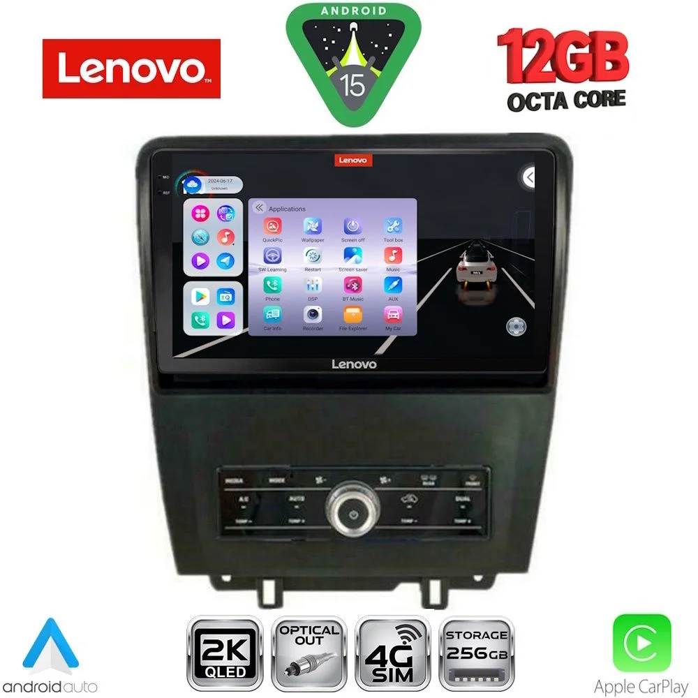 Φωτογραφία προϊόντος: LENOVO SSZ 12165_CPA (9inc) MULTIMEDIA TABLET for FORD MUSTANG mod. 2010-2015