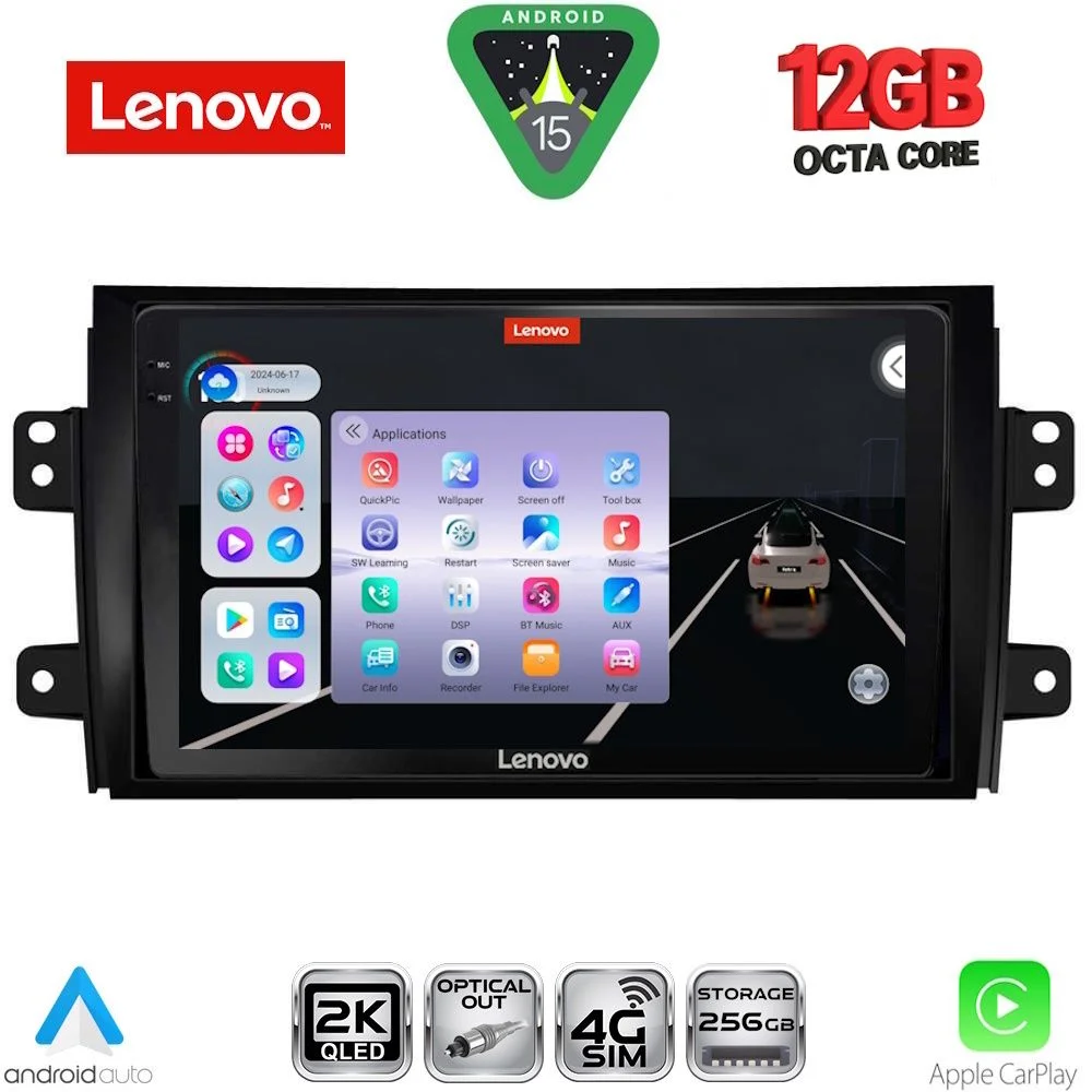 Φωτογραφία προϊόντος: LENOVO SSZ 12688_CPA (9inc) MULTIMEDIA TABLET for FIAT SEDICI – SUZUKI SX4 mod. 2005-2013