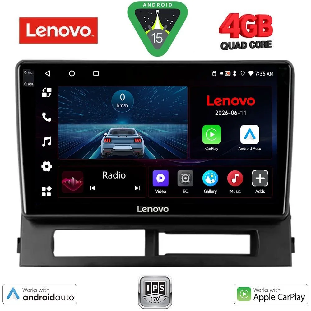 Φωτογραφία προϊόντος: LENOVO LVE 8728DASH_CPAA (9inc) MULTIMEDIA TABLET for TOYOTA PRIUS mod. 2003-2009 (Supports Original Clima-HYBRID)