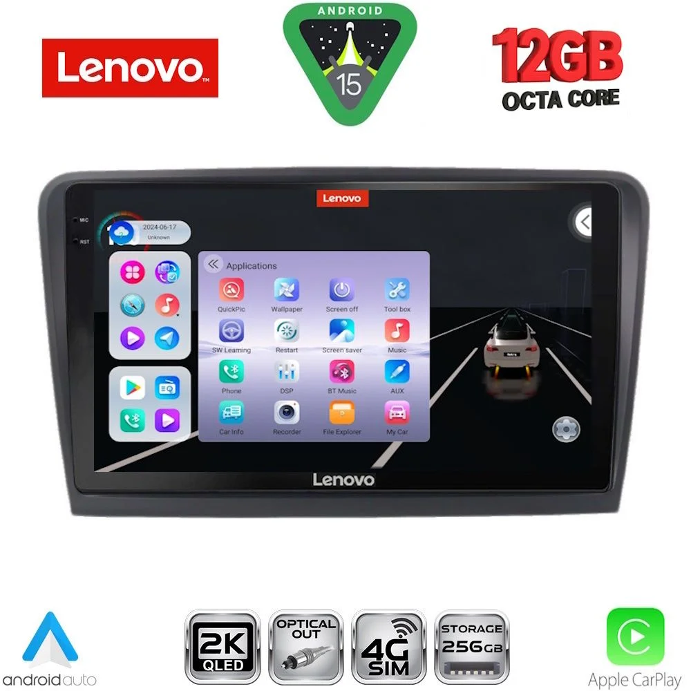 Φωτογραφία προϊόντος: LENOVO SSZ 12601_CPA (9inc) MULTIMEDIA TABLET for SKODA RAPID mod. 2012-2023
