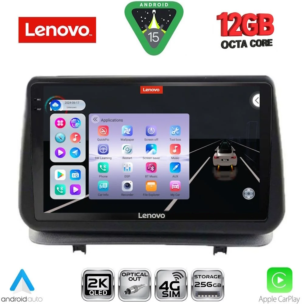 Φωτογραφία προϊόντος: LENOVO SSZ 12543_CPA (9inc) MULTIMEDIA TABLET for RENAULT CLIO mod. 2005-2011