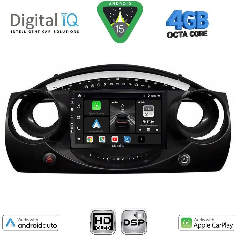 Φωτογραφία προϊόντος: DIGITAL IQ BXF 16063_CPAA (9inc) MULTIMEDIA TABLET for MINI COOPER (R50-R52-R53) mod. 2000-2006