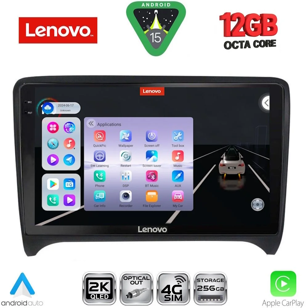Φωτογραφία προϊόντος: LENOVO SSZ 12009_CPA (9inc) MULTIMEDIA TABLET for AUDI TT mod. 2007-2015