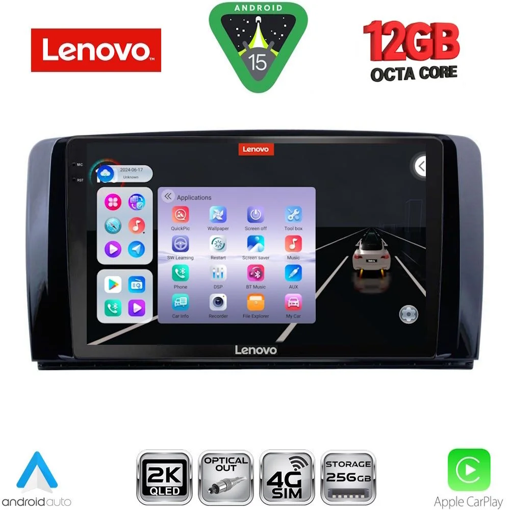 Φωτογραφία προϊόντος: LENOVO SSZ 12422_CPA (9inc) MULTIMEDIA TABLET for MERCEDES R (W251) mod. 2006-2015