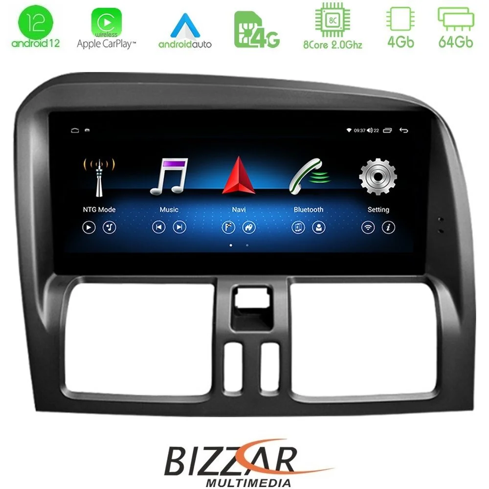Φωτογραφία προϊόντος: Bizzar Volvo XC60 2009-2011 8core Android12 4+64GB Navigation Multimedia Tablet 8.8 (Oem Style)