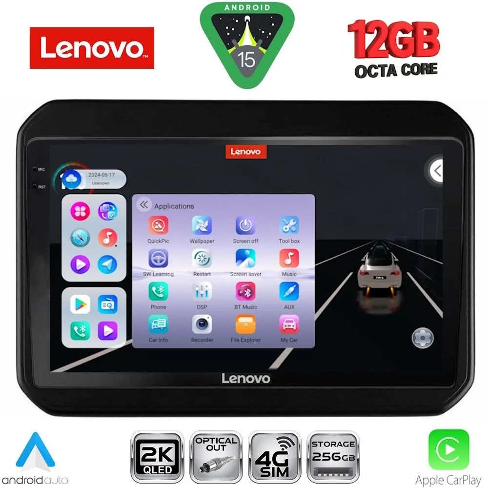Φωτογραφία προϊόντος: LENOVO SSZ 12676_CPA (9inc) MULTIMEDIA TABLET for SUZUKI IGNIS mod. 2016-2026