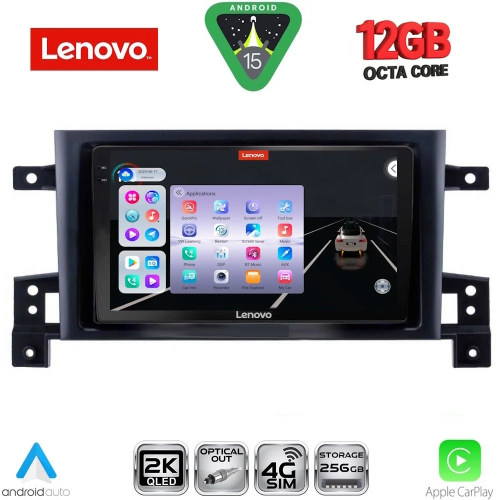 Φωτογραφία προϊόντος: LENOVO SSZ 12696_CPA (9inc) MULTIMEDIA TABLET for SUZUKI GRAND VITARA mod. 2005-2015